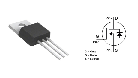 Irlz44n mosfet datasheet, huringa, rite, pinout
